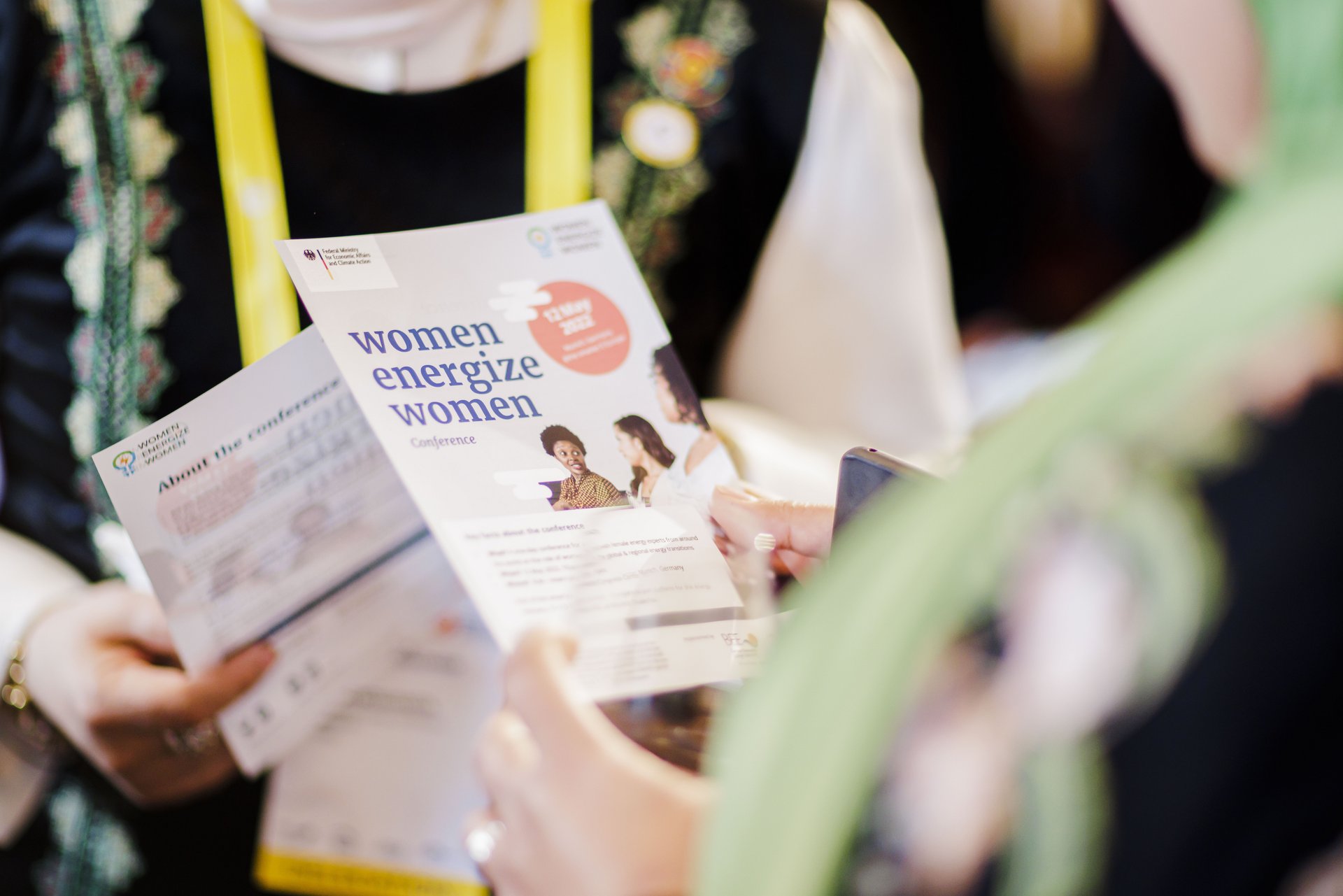 Bildbeschreibung: Flyer der 1. WEW-Konferenz