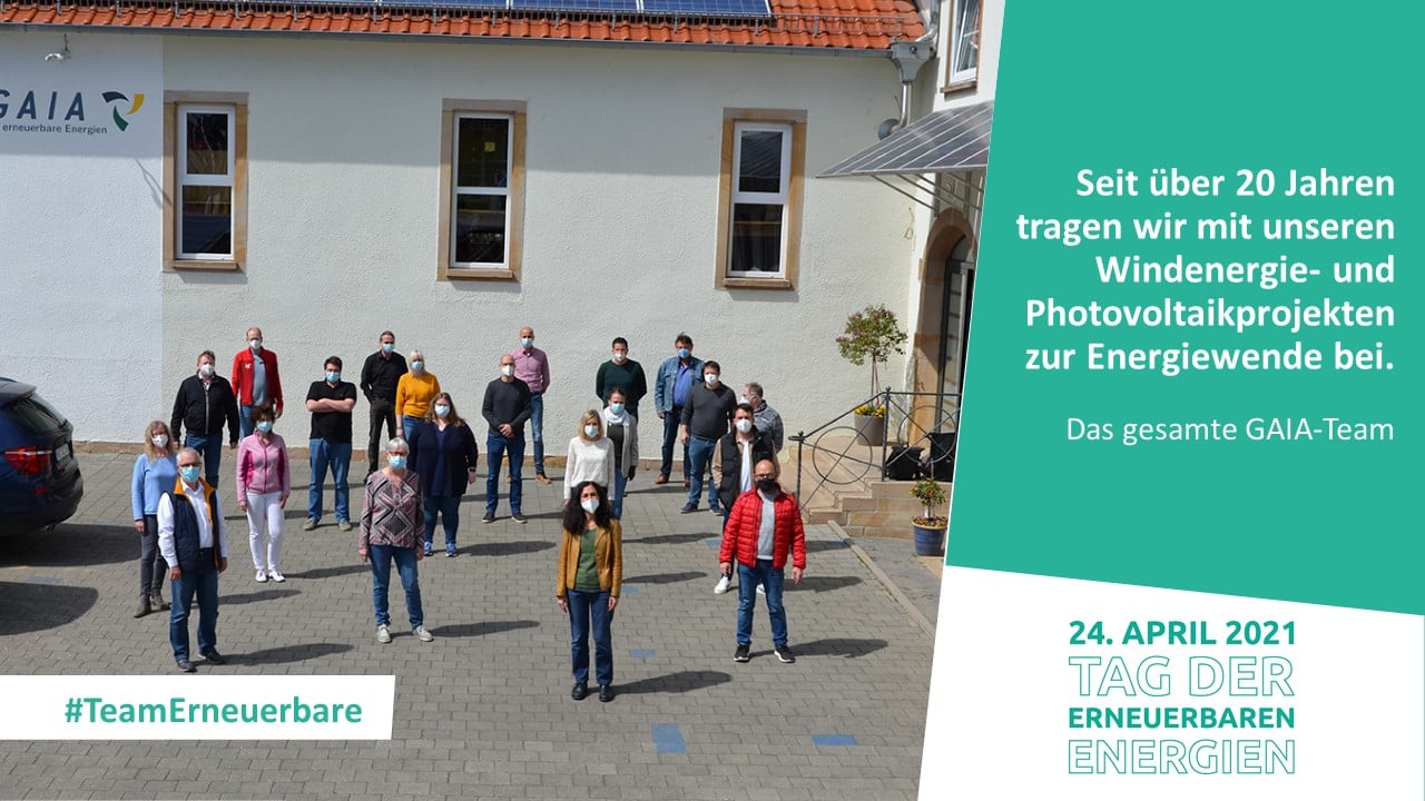 Gruppenfoto der Mitarbeitenden der GAIA mbH