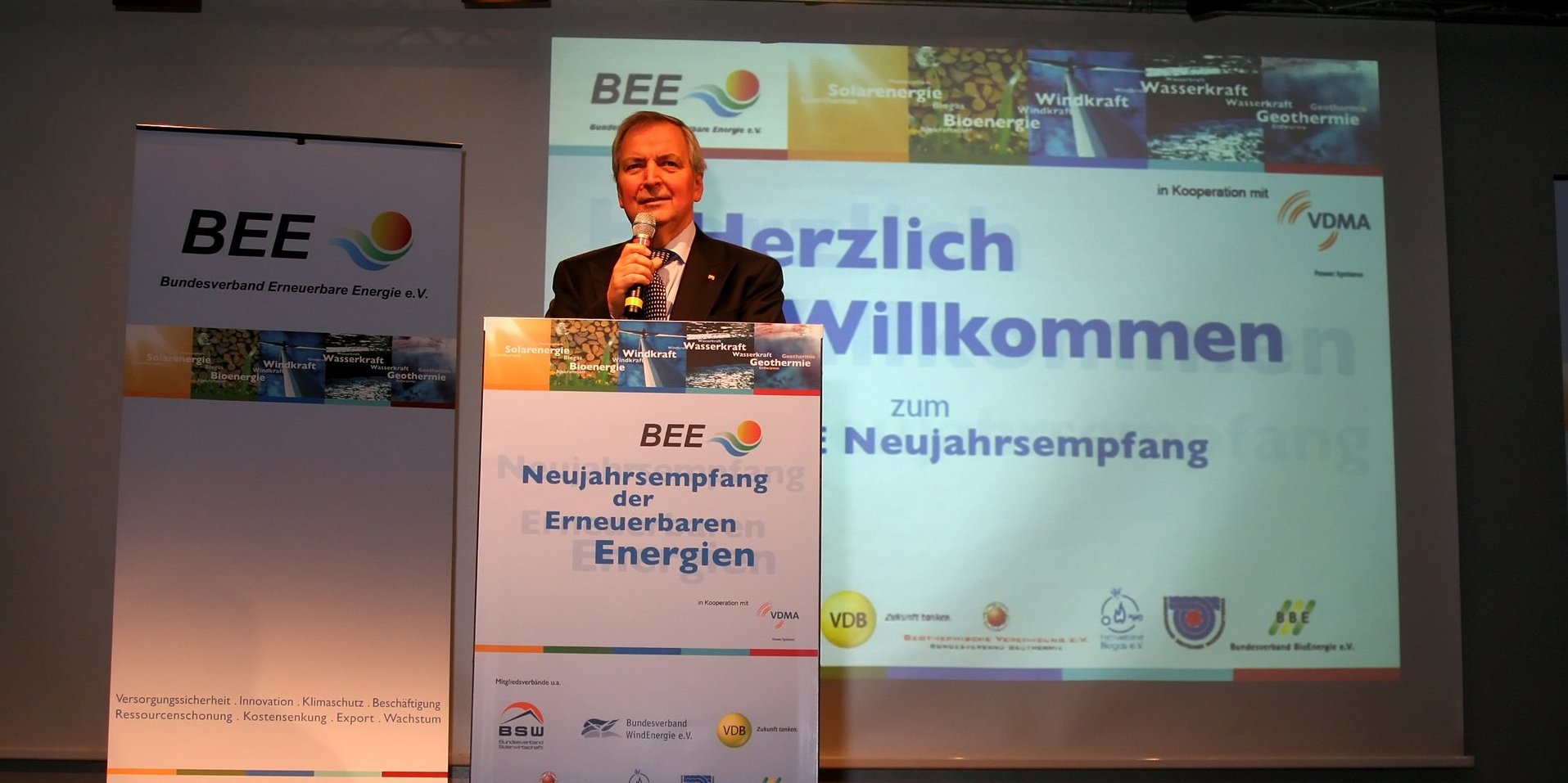 Klaus Töpfer auf dem BEE-Neujahrsempfang 2007