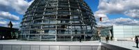 Glaskuppel des deutschen Bundestages von außen