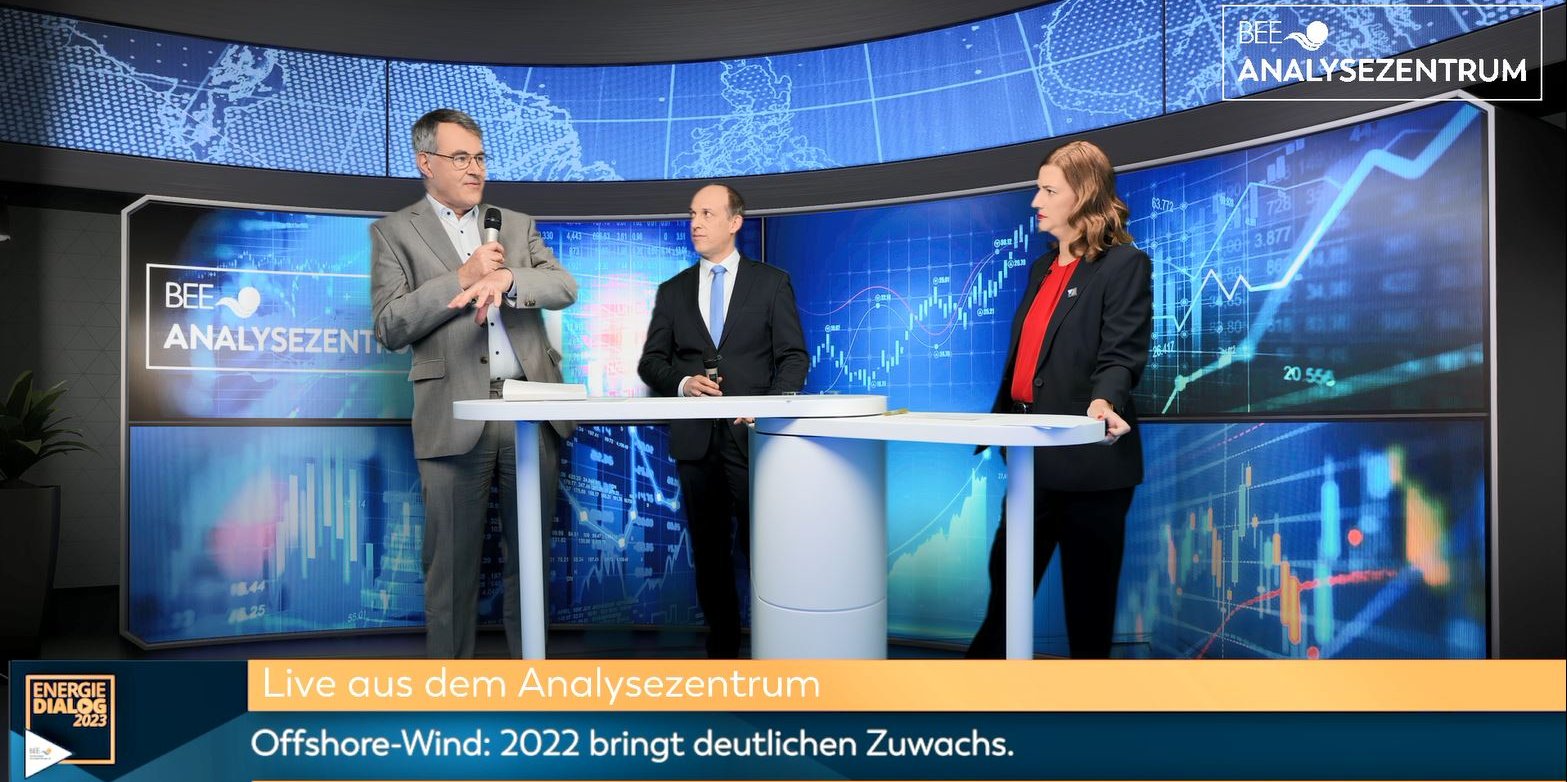 Diskussionsrunde im BEE Analysezentrum beim ENERGIEDIALOG 2023