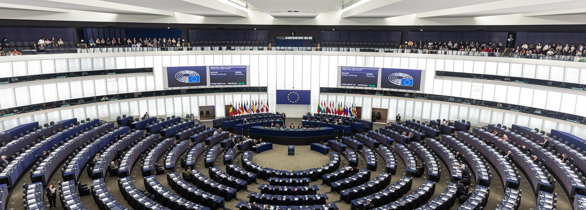 Plenarsaal des Europäischen Parlaments 2019