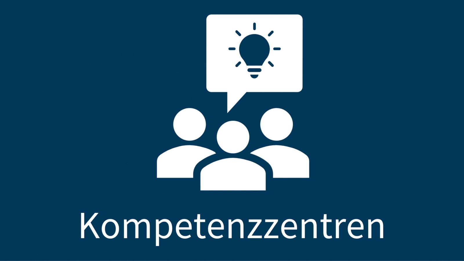 Grafik zur Einblendung der Kompetenzzentren