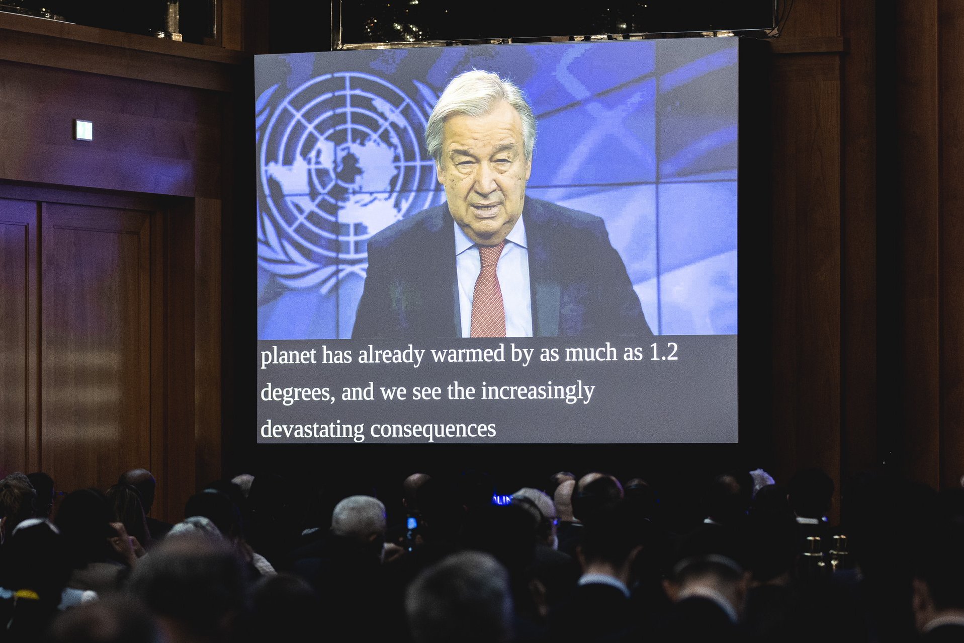 António Guterres per Videobotschaft beim BETD2022