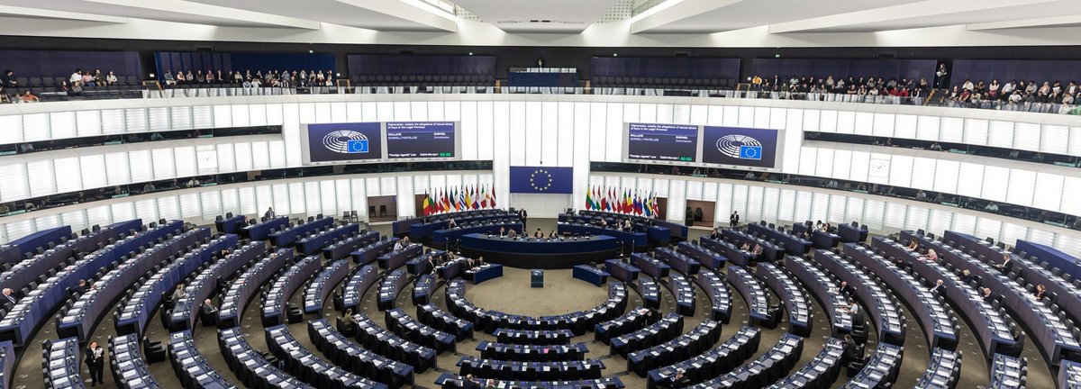 Plenarsaal des Europäischen Parlaments 2019