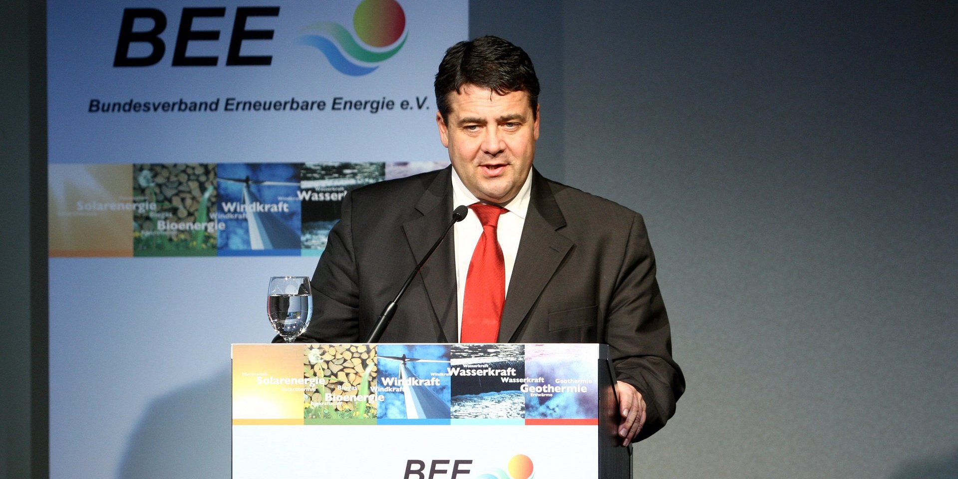 Sigmar Gabriel auf dem BEE-Neujahrsempfang 2008