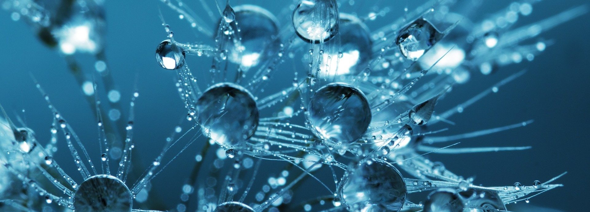 Wasserstoff Molekühle blau