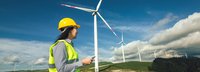 Windkraftanlageningenieurinspektion und Fortschrittskontrolle Windkraftanlage