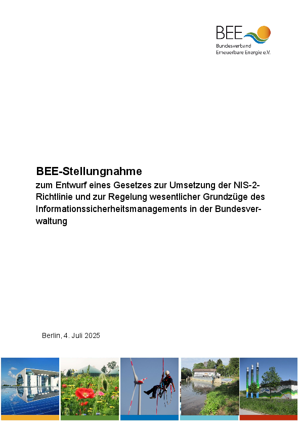Stellungnahme zum NIS-2-Umsetzungsgesetz PDF