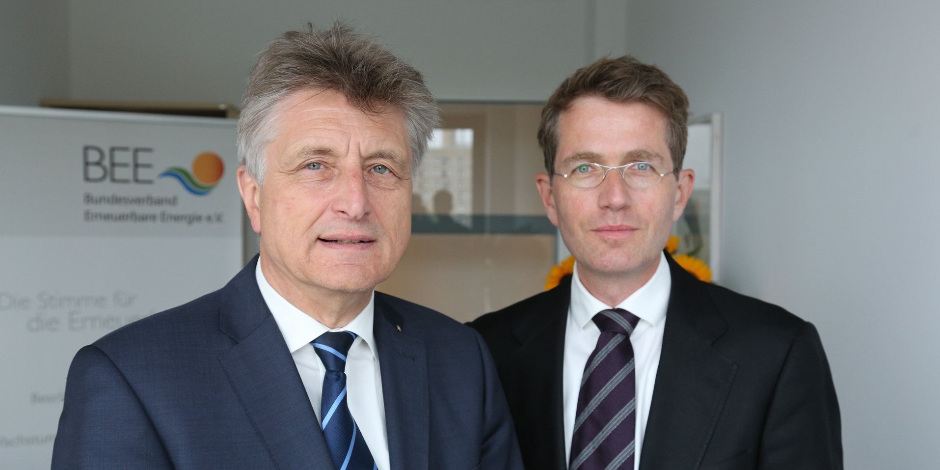 Bild von Fritz Brickwedde, ehemaliger Präsident, und Hermann Falk, ehemaliger Geschäftsführer